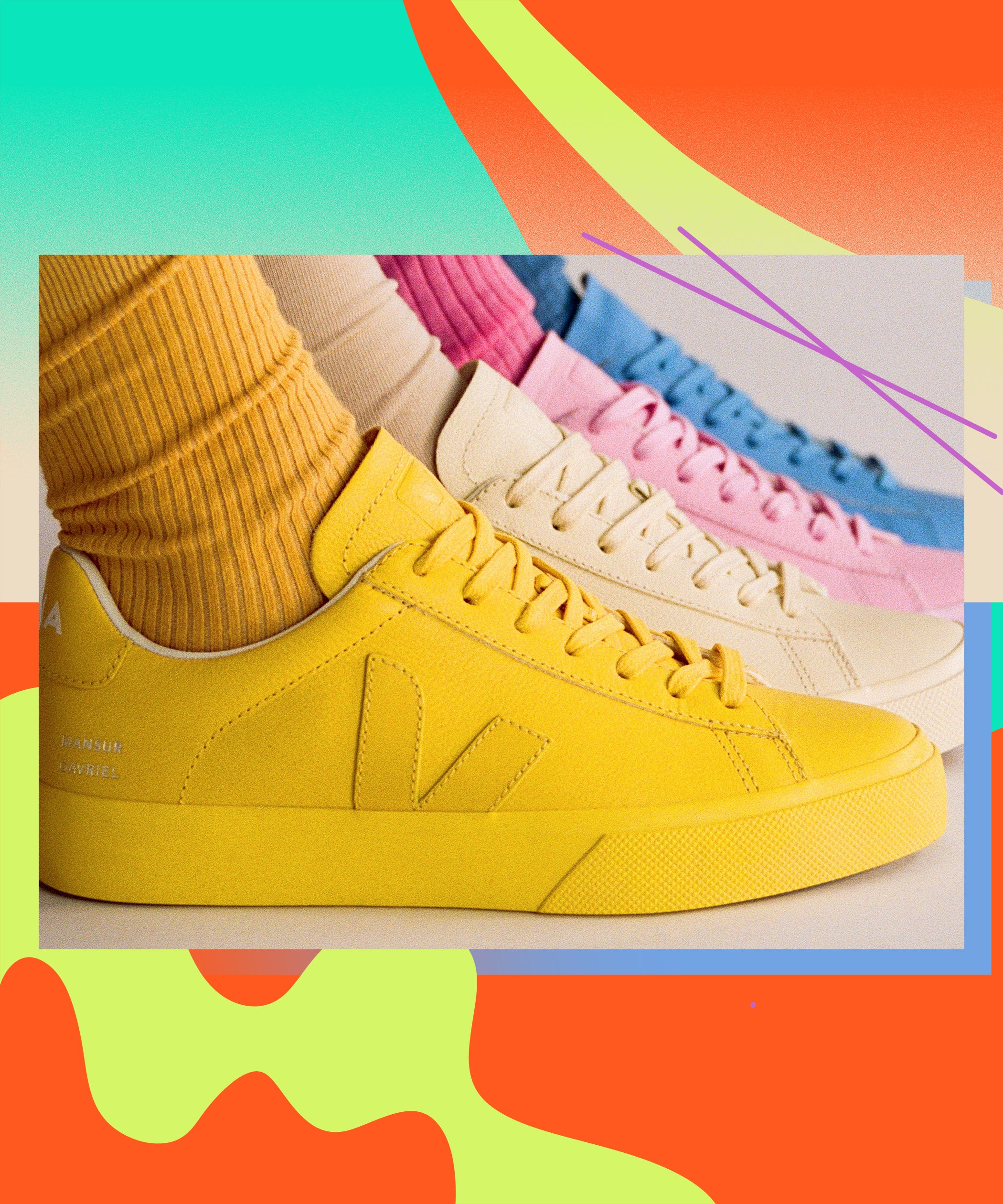 Veja x Mansur Gavriel Unisex Sneaker Collaboration