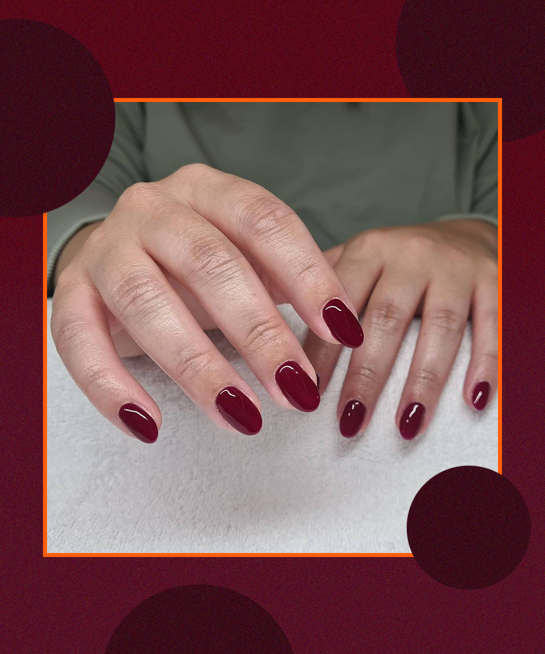 Escape Nails Spa - 🙌 BURGUNDY NAILS 🥰 When I think about the change that  my look will make for the cold season, #burgundy is the first thing I  visualize. Burgundy color
