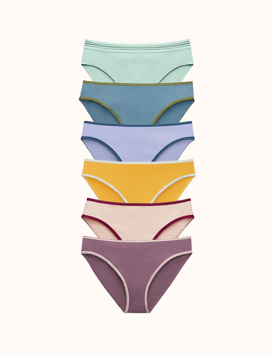 6,12 Pack Women's Hipster Underwear Soft Cotton Low Rise Panties for Everyday 