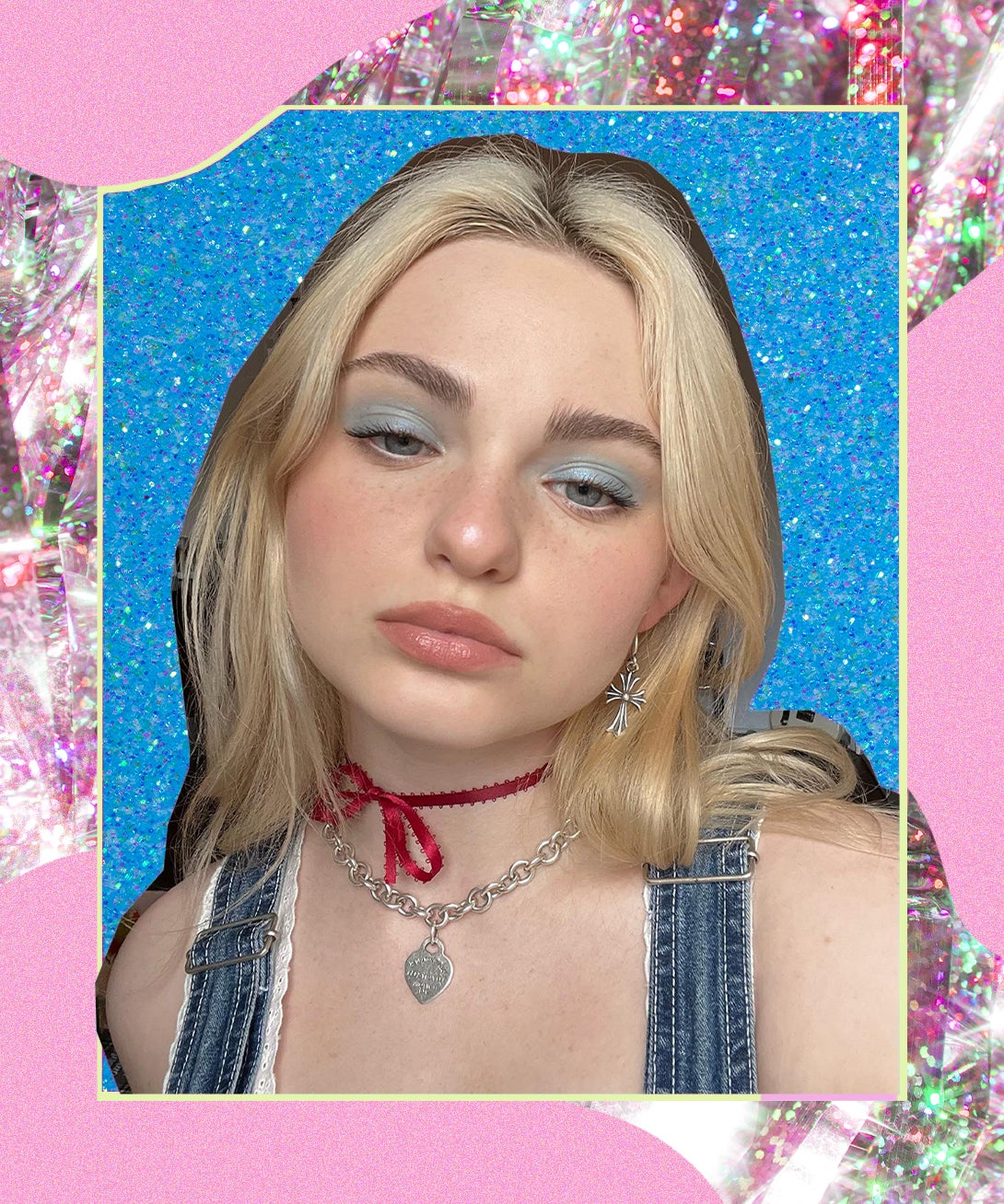 Y2K Frosted Eyeshadow Makeup Trend Is A Big Deal, image size:1090x1308