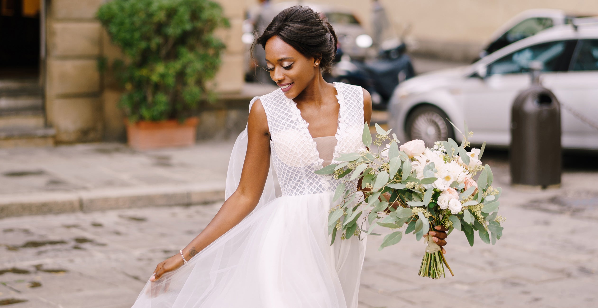 Jeweled wedding dress for Prisca — Josabi Mariées