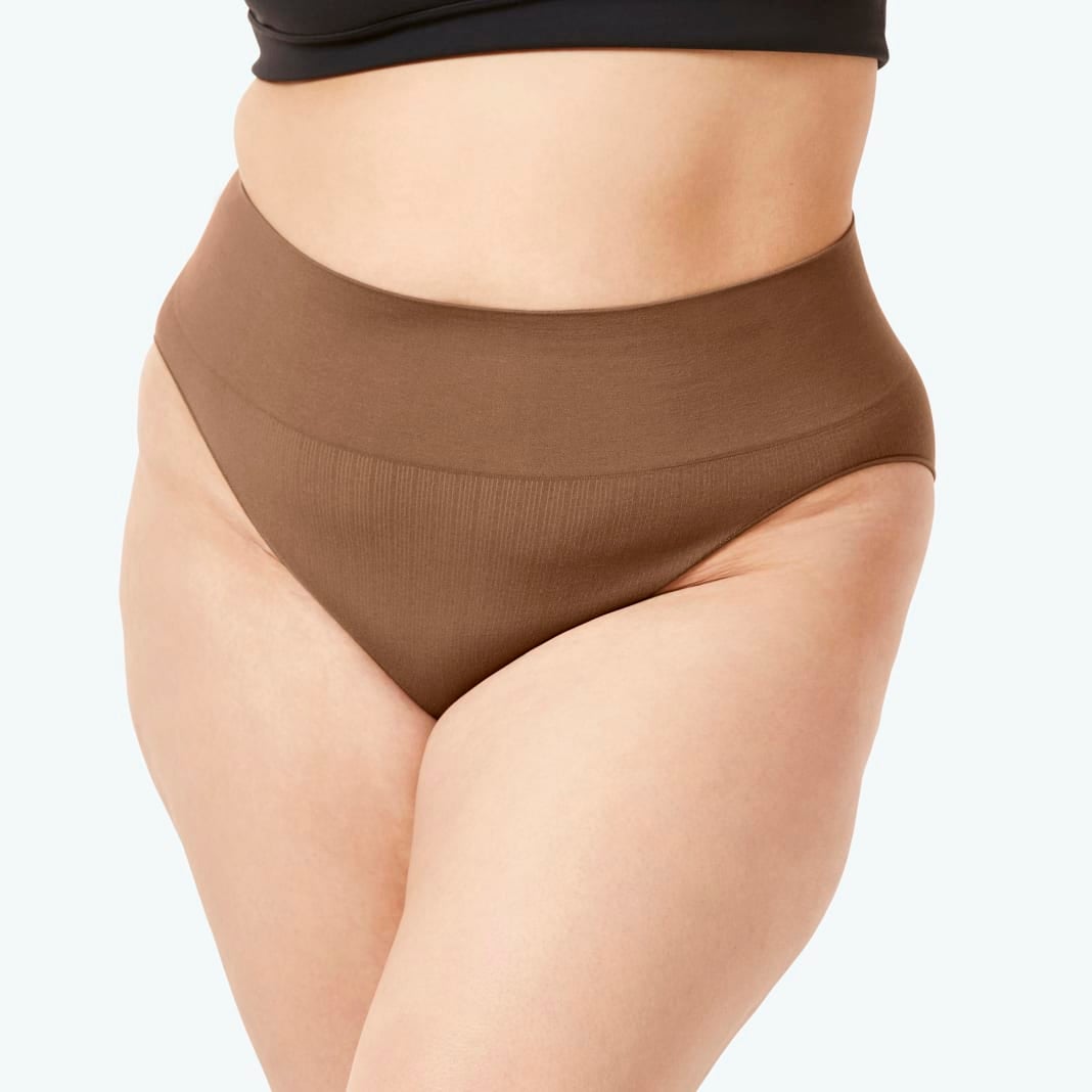 Comfort Choice Womens Plus Size Microfiber Bikini Panty 