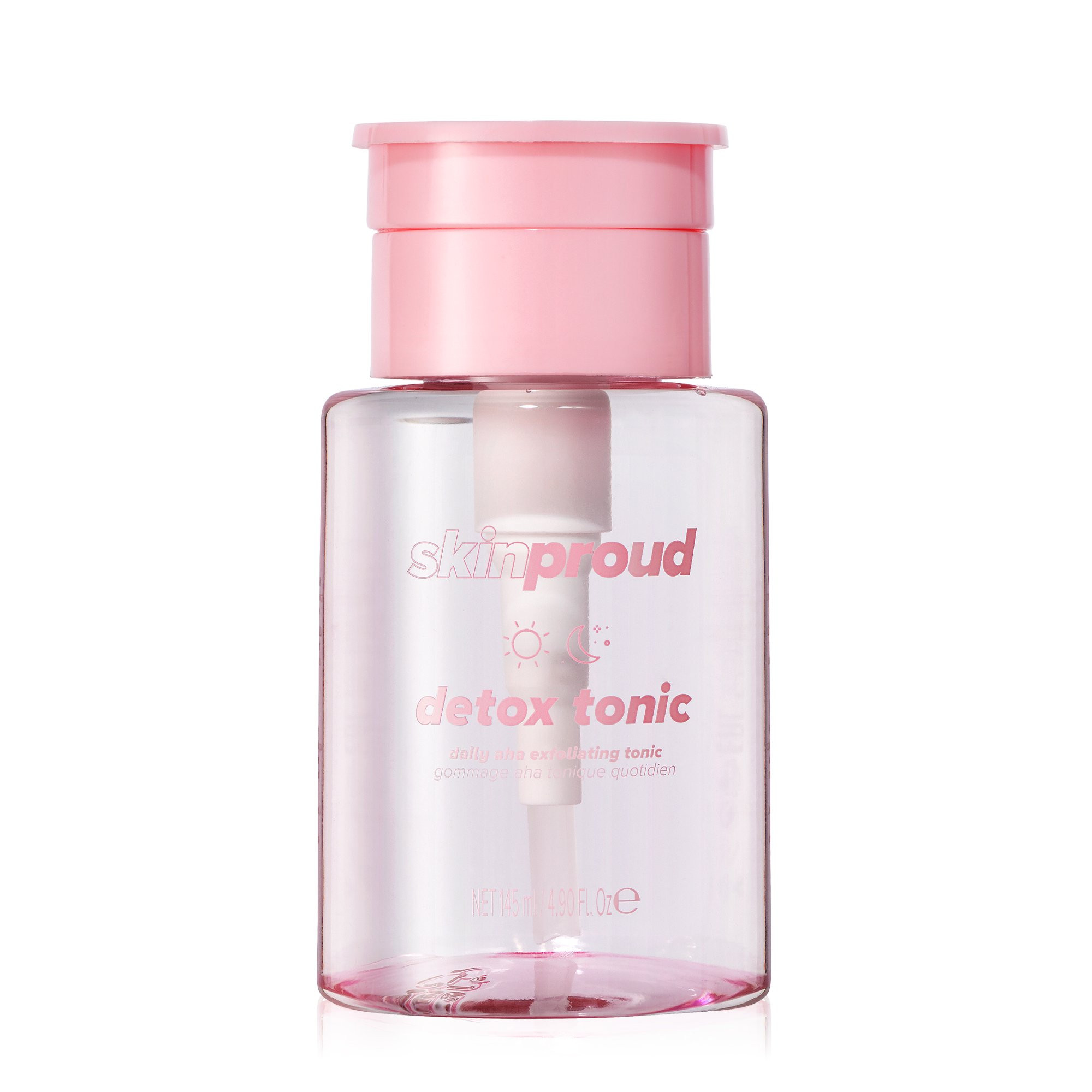 Skin Proud + Detox Tonic, Daily Exfoliating Tonic with 5 lactic acid