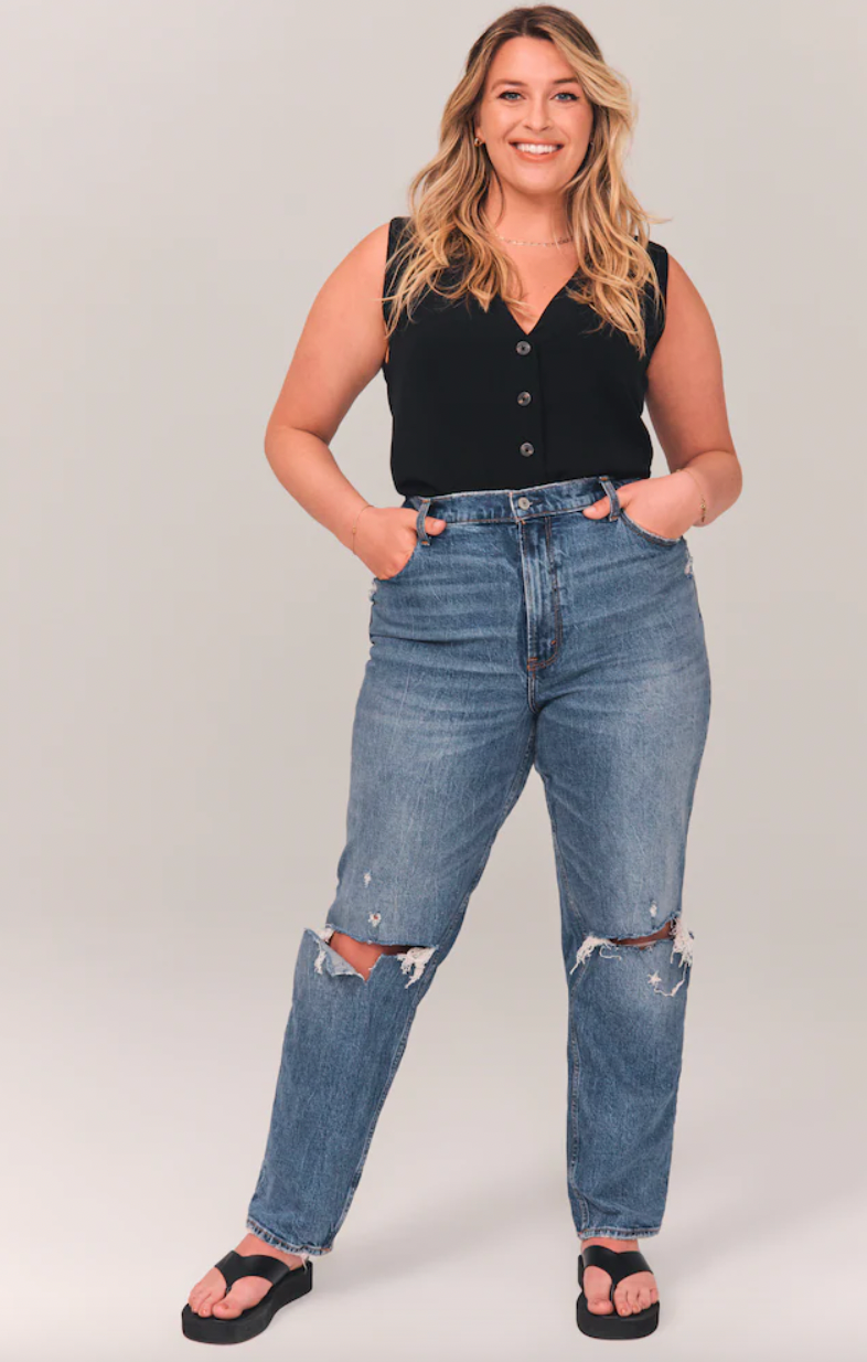 abercrombie 90s ultra high rise