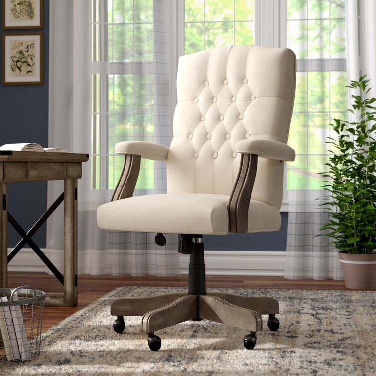 Laurel foundry modern farmhouse top state line executive chair