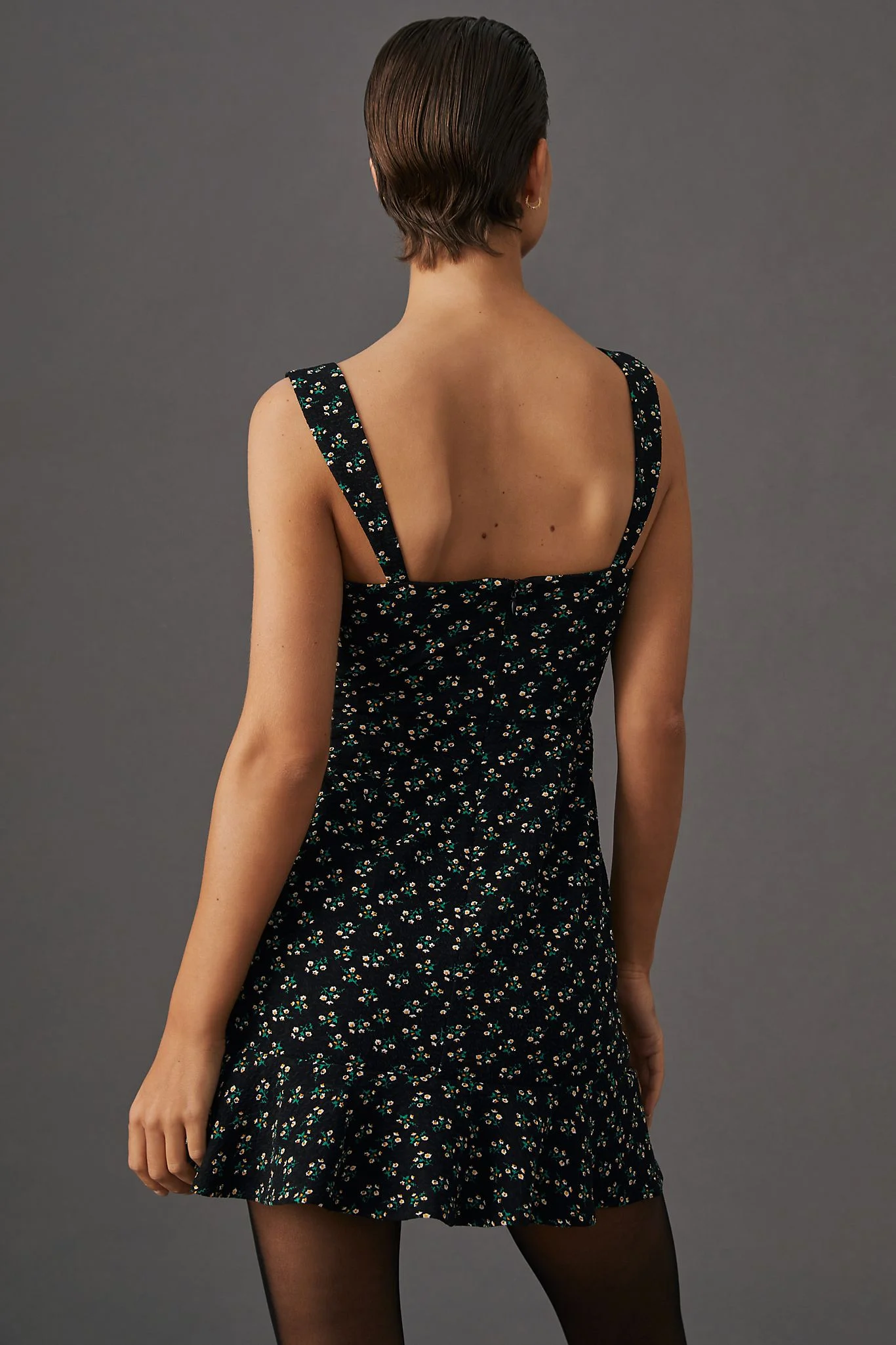 Hutch + Ditsy Floral Corset Mini Dress