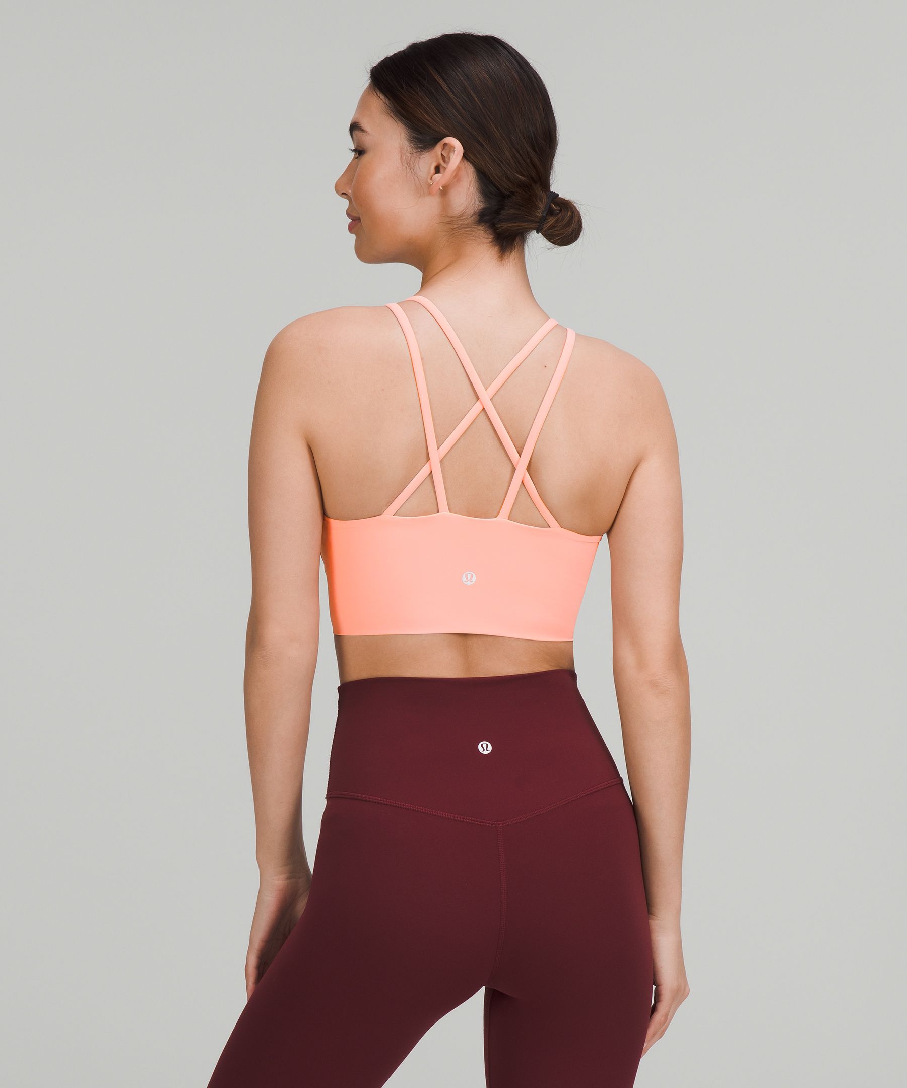 Lululemon + Like a Cloud High-Neck Longline Bra Light Support, B/C