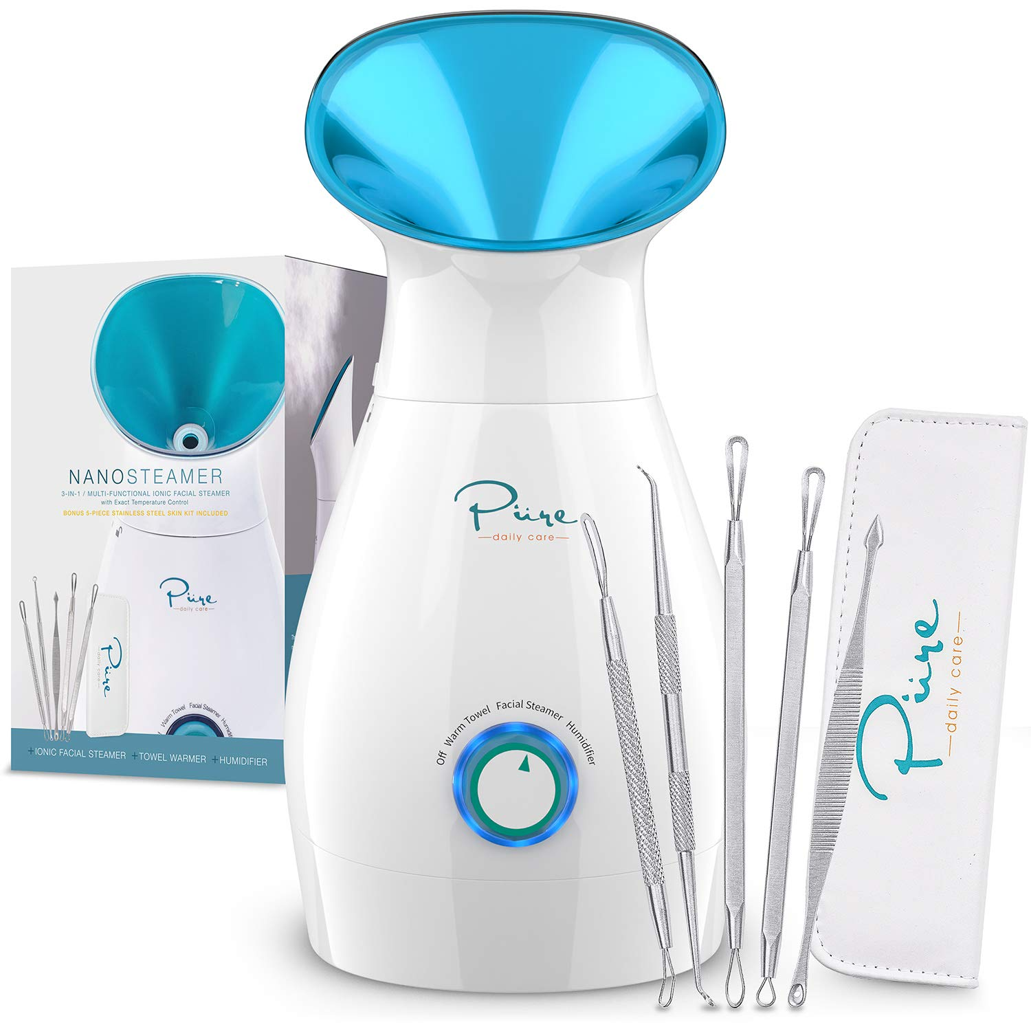 Pure Daily Care + 3in1 Nano Ionic Facial Steamer