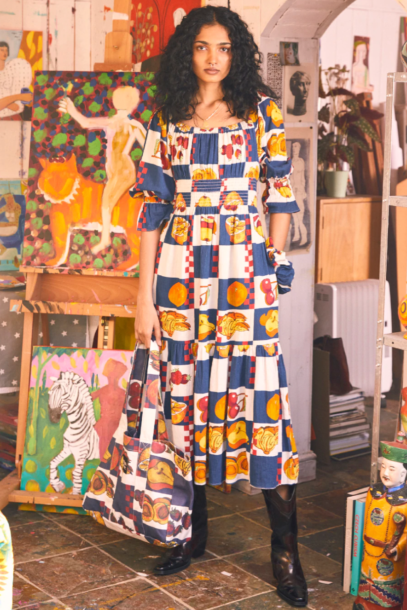 Damson Madder + Winifred Fruit Midi