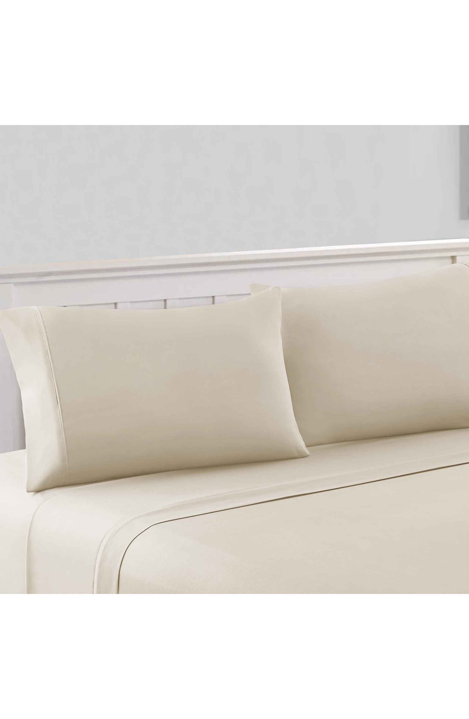 Modern Threads + 1800 Series 100 Solid Microfiber 4-Piece Sheet Set