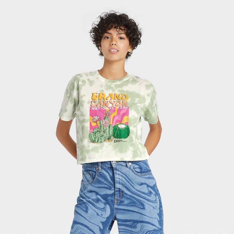 National Park Foundation + Grand Canyon Short Sleeve Cropped Graphic T ...