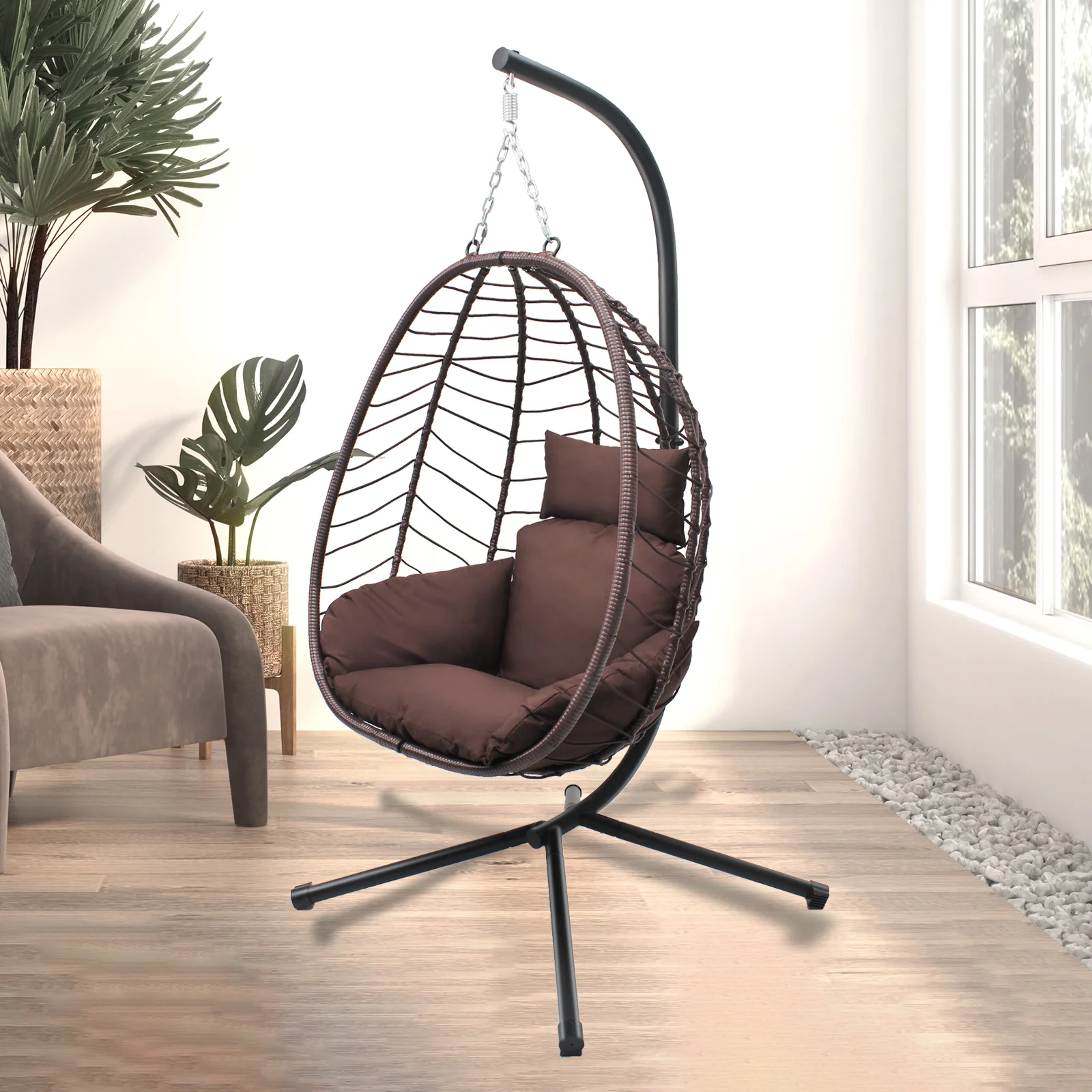 Rilyson Swing Chair with Stand & Reviews