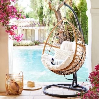 Opalhouse Britanna Patio Hanging Egg Chair