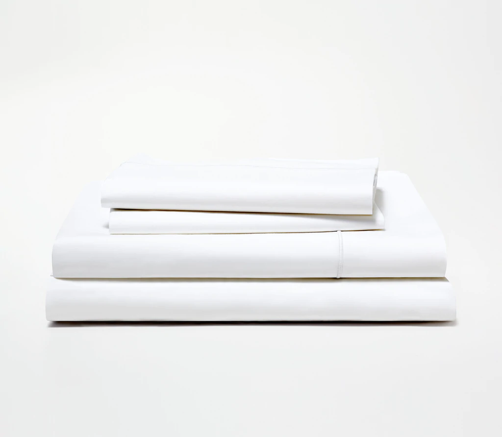 Snowe + Percale Sheet Set (Full)