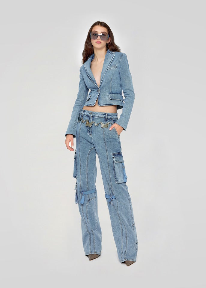 blumarine cargo pants