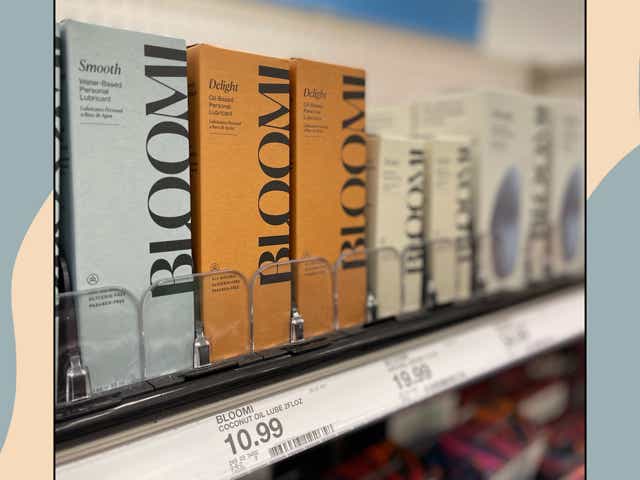 A planogram of Bloomi products at Target