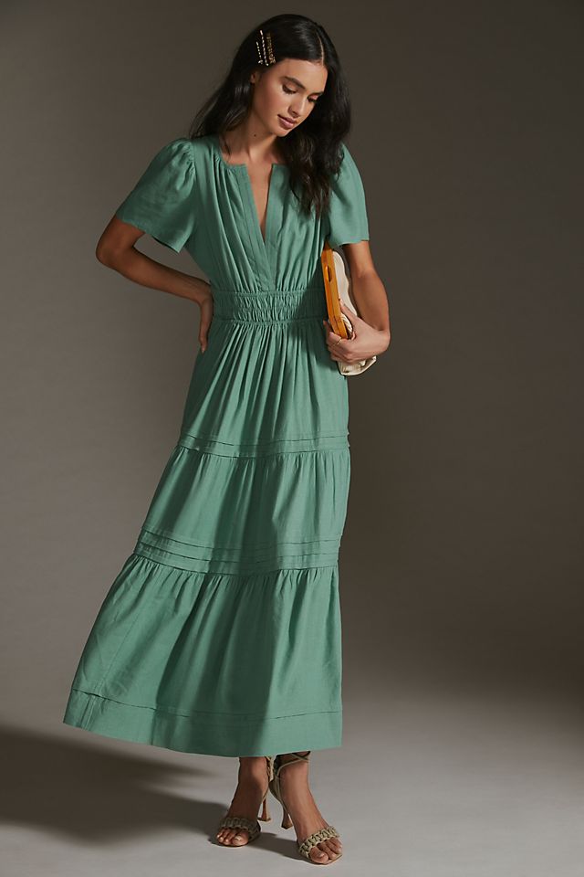 Somerset Maxi Dress: Linen Edition