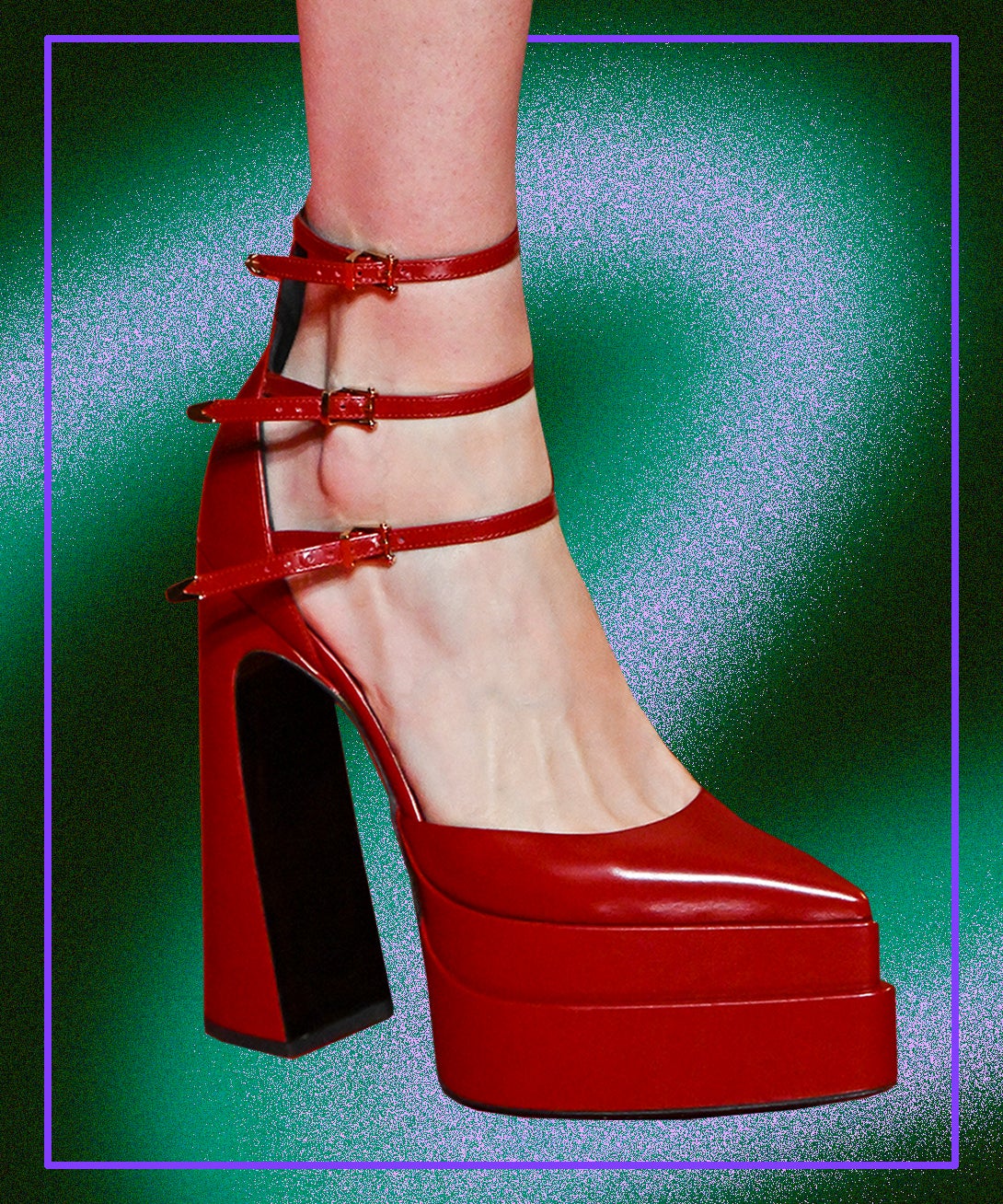 Versace platforms clearance