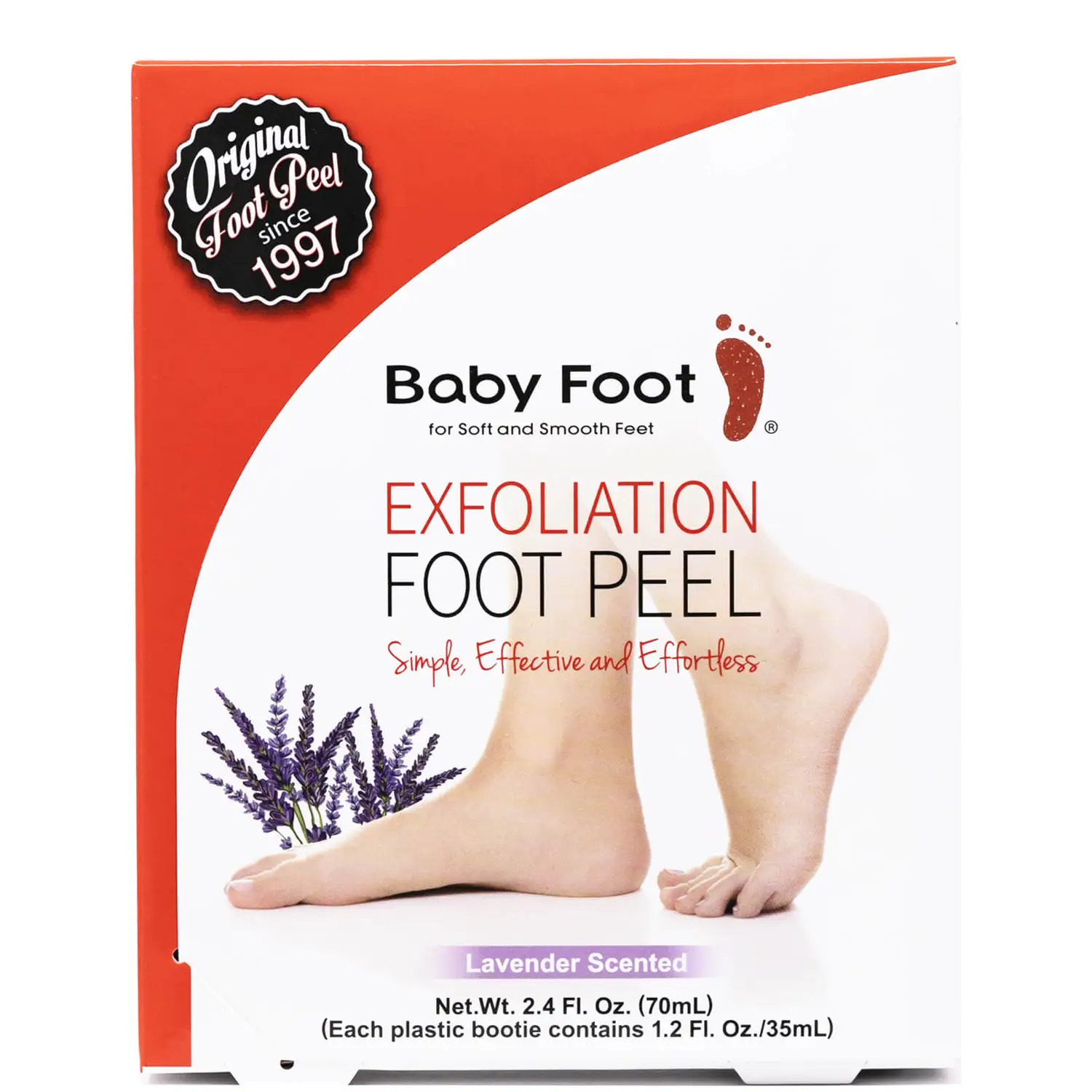 Baby Foot + Easy Pack Original Deep Skin Exfoliation for Feet (1 pair)