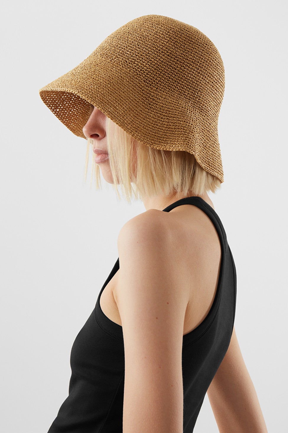 COS Crochet Paper Hat