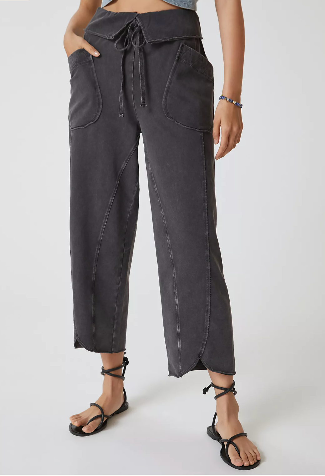 Daily Practice by Anthropologie + Foldover Waistband Pant