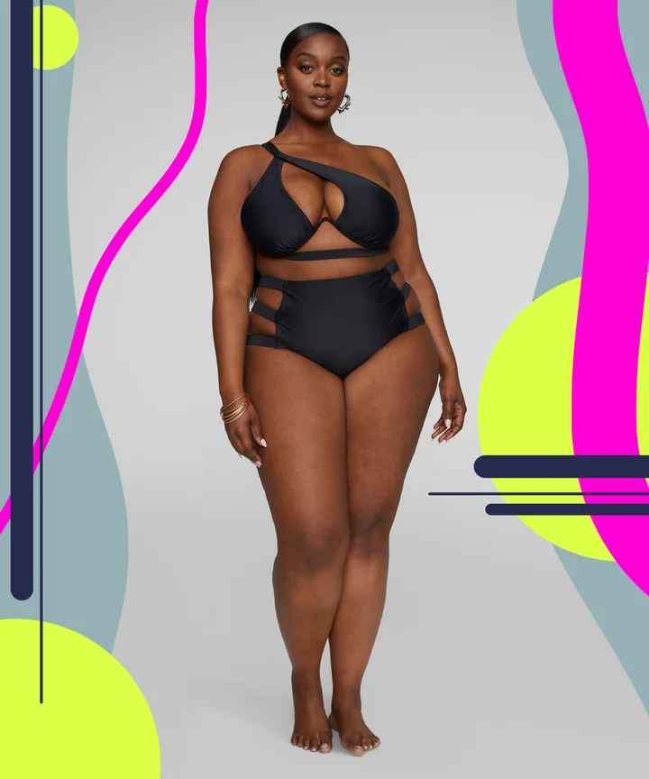 Cut-Out Bustier One-Piece Swimsuit - Ready-to-Wear