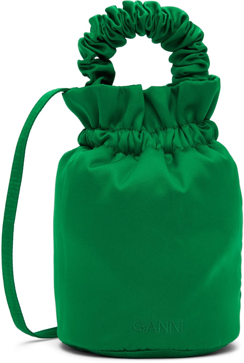 【GANNI（ガニー）】Occasion Top Handle Bag Ganni + Green Occasion Top Handle Bag