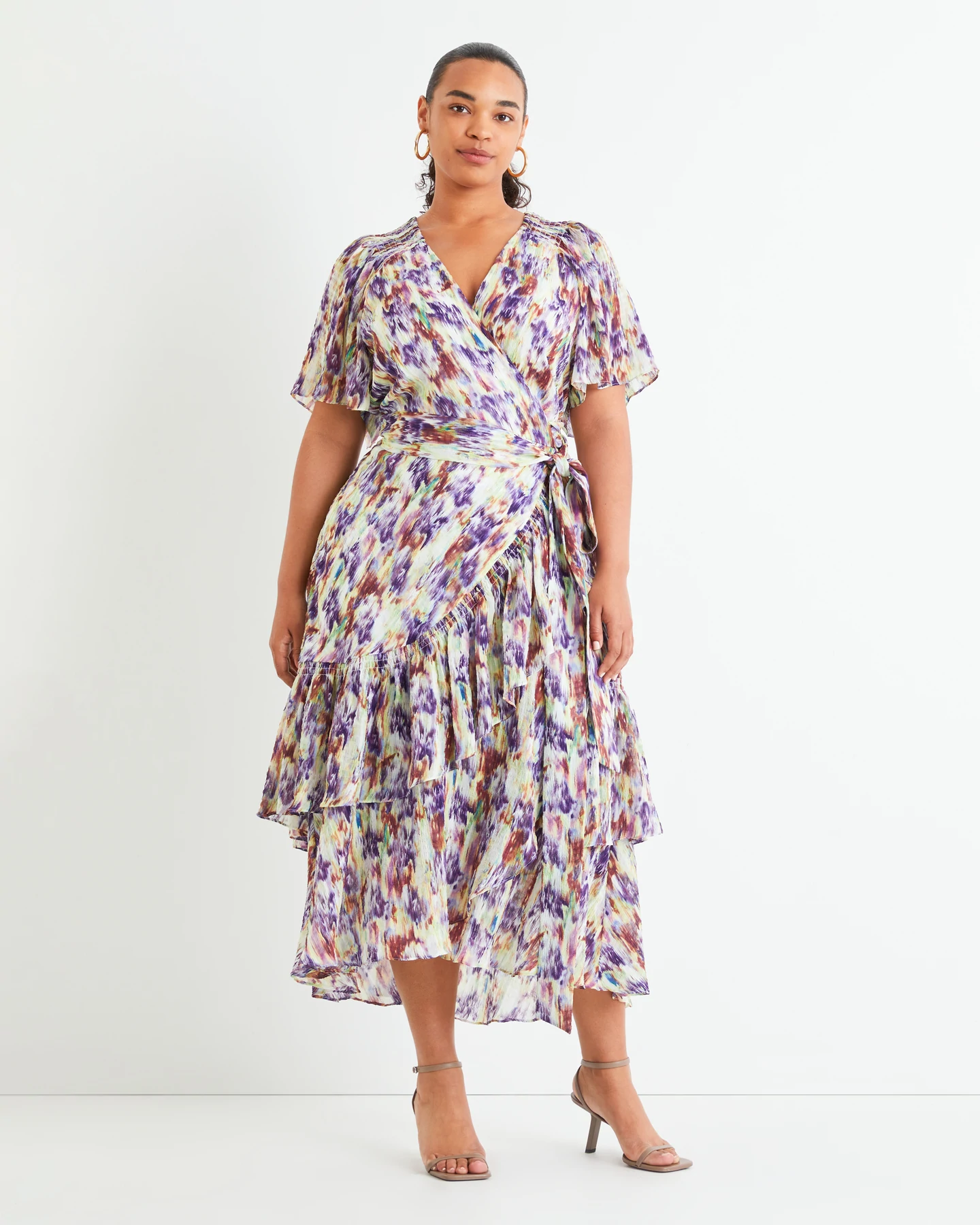 Tanya taylor top wrap dress
