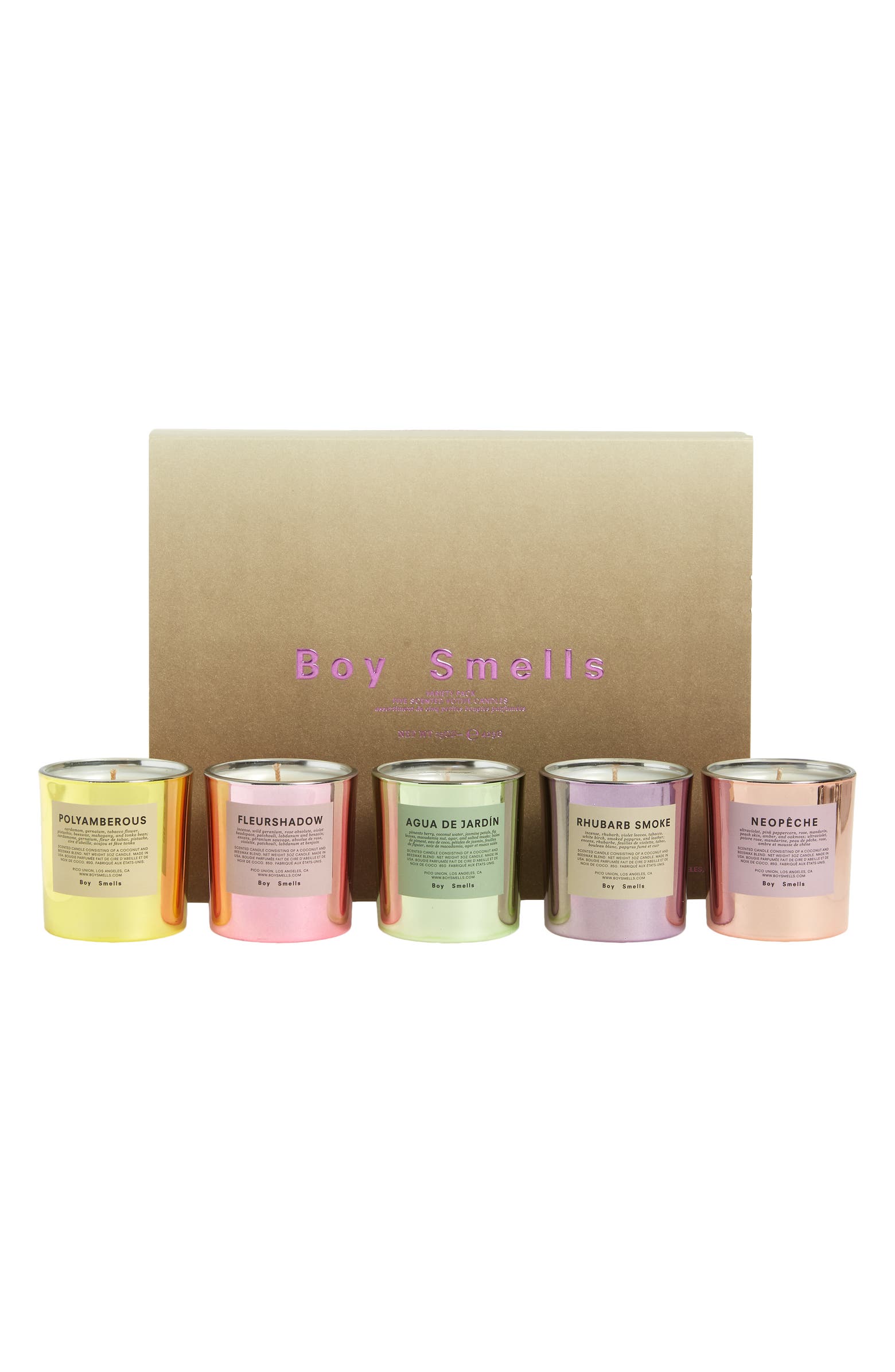 Boy Smells + Hypernature Votive Candle Set