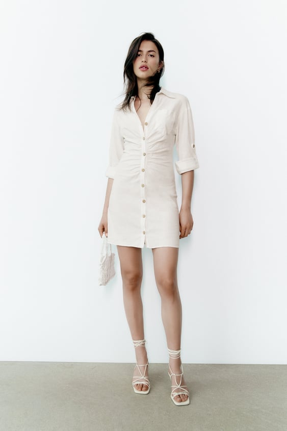 white shirt dress