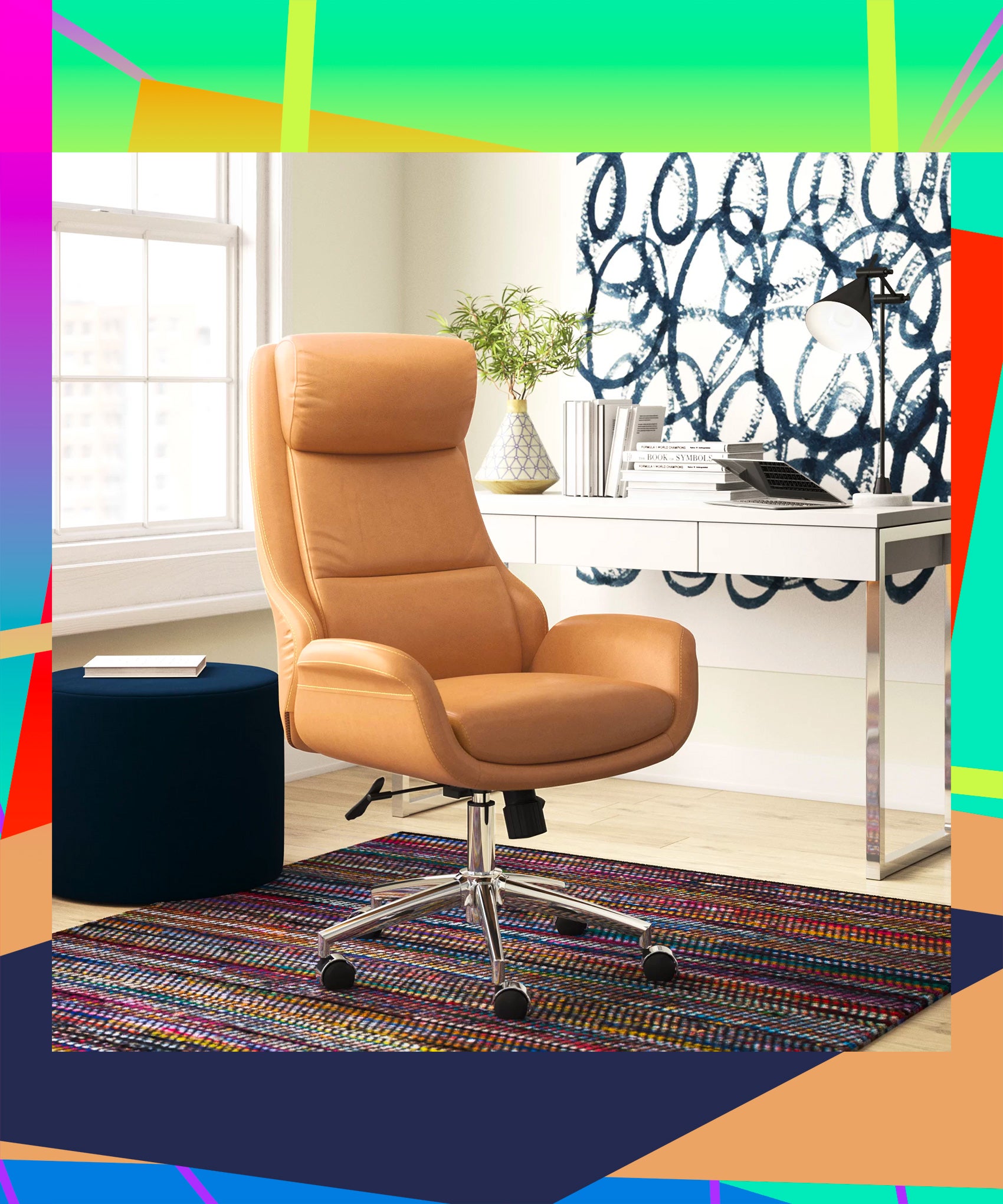 OFM Comfort Series High-density Foam-padded Upholstered Task Chair 