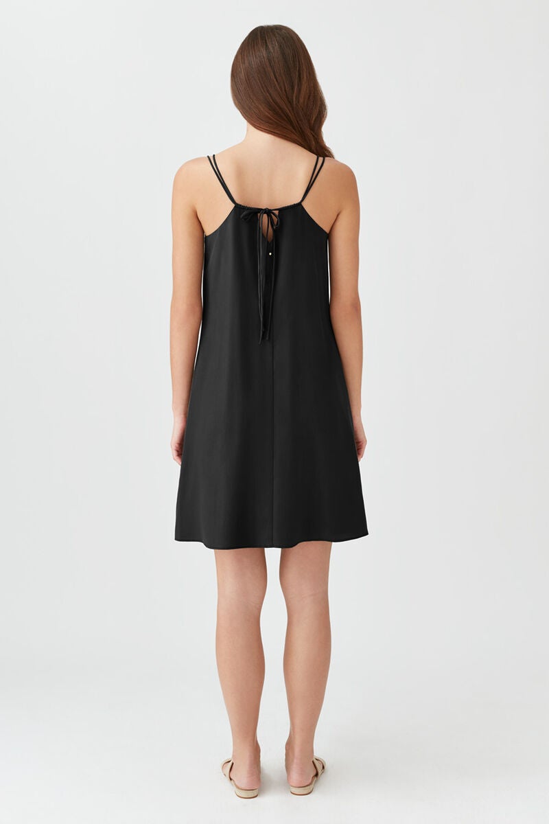 Cuyana + Tencel Tie-Back Short Dress