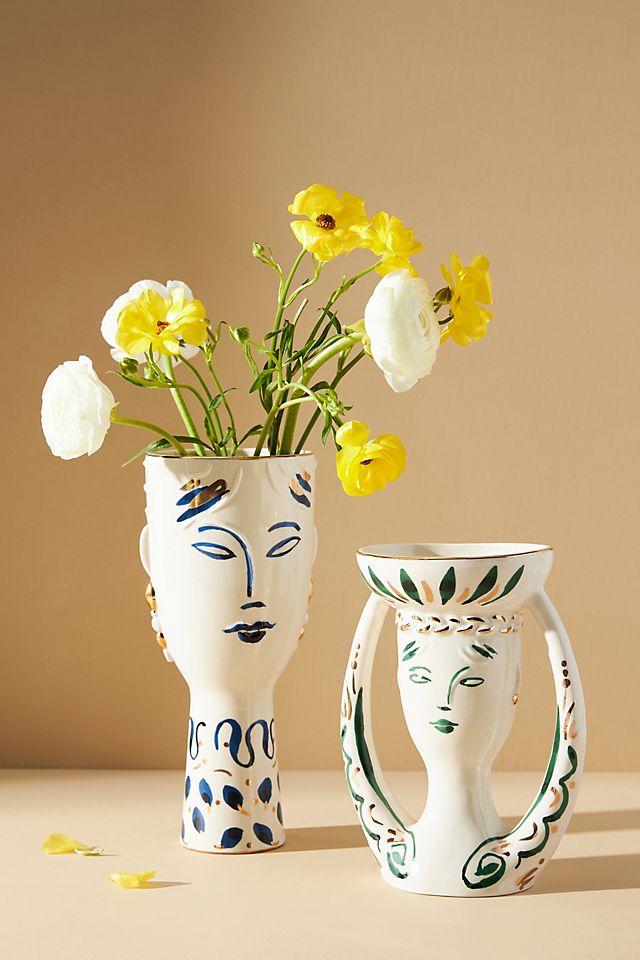 Anthropologie + Audrey Face Vase