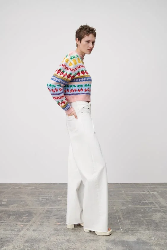 Zara fruit sweater Clearance