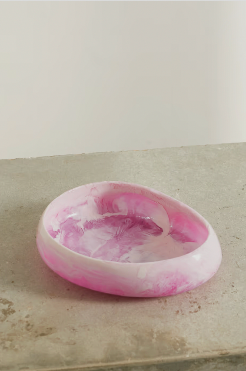 Dinosaur Designs + Rock medium 22cm swirled resin bowl