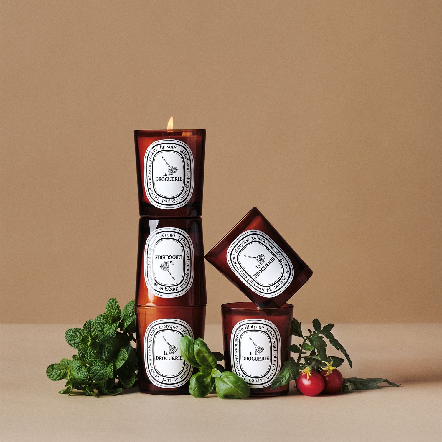 Festive Bistro Tile Salt & Pepper Shakers