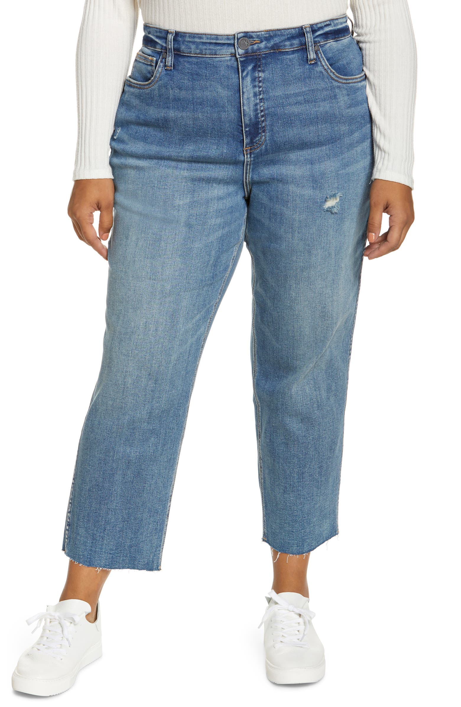 Universal Standard Carrie High Rise Wide Leg Jeans