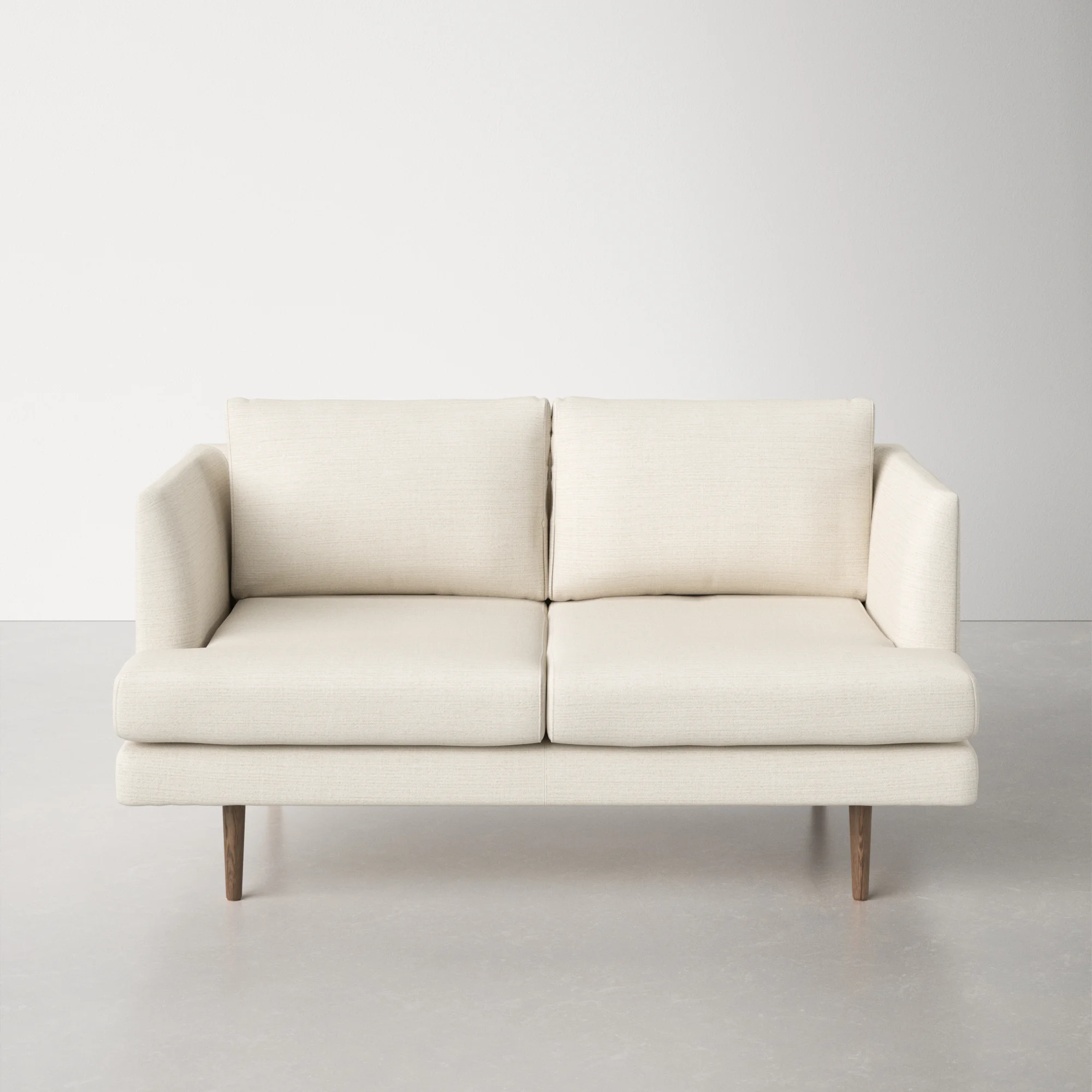 AllModern + Miller 55.91” Upholstered Loveseat