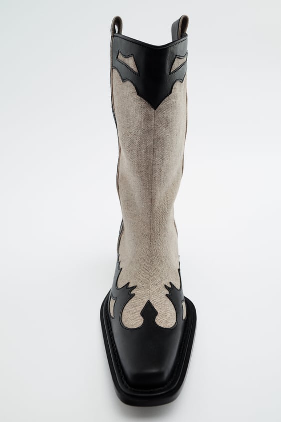 Cowboy boots best sale zara