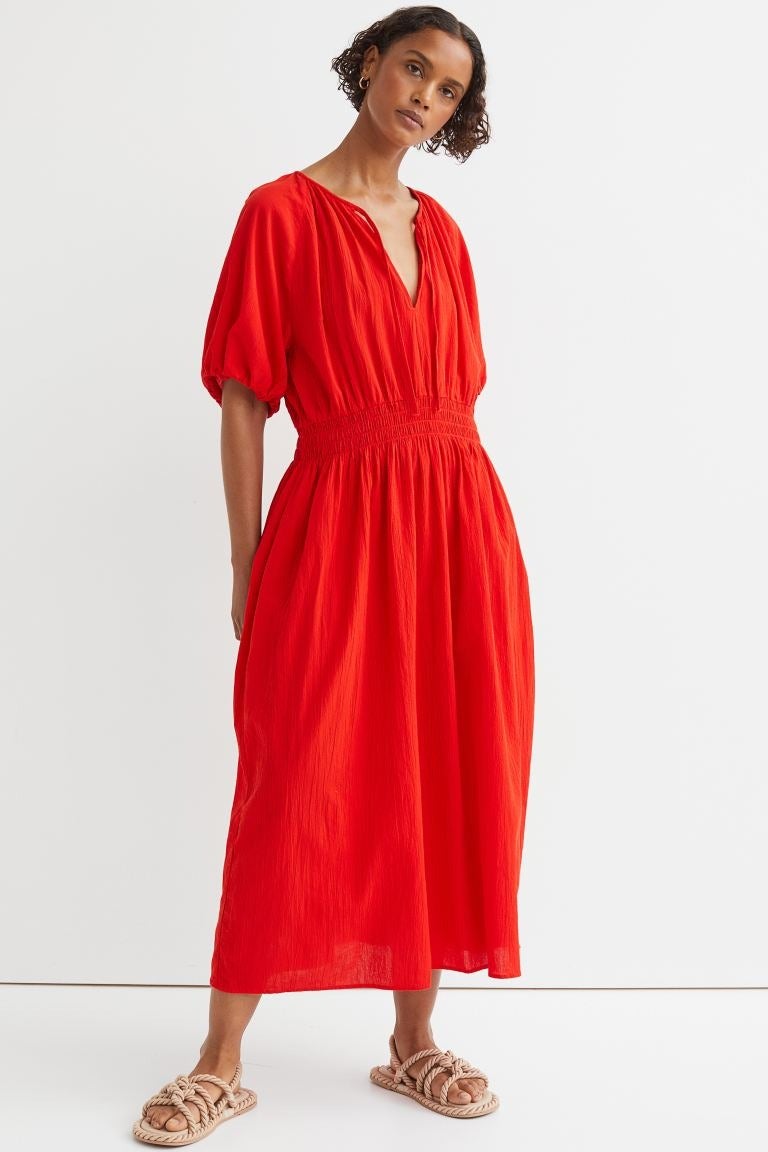 H&M + Smock-waisted dress