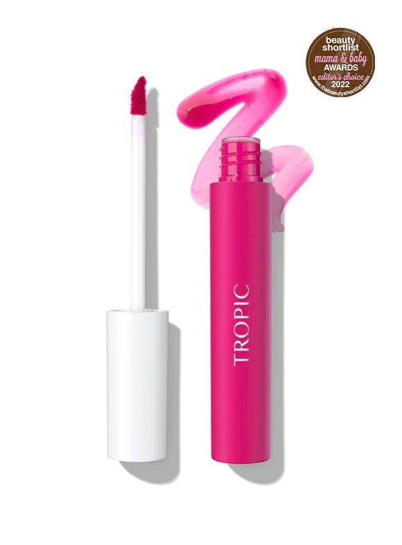 Tropic + Lip Stain in Pink Bloom
