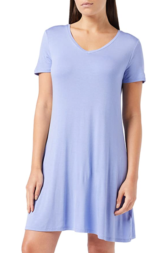 Amazon Essentials + Standard ShortSleeve VNeck Swing Dress