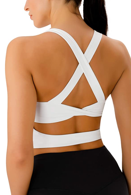 JOYSPELS + Criss-Cross Back Padded Sports Bra