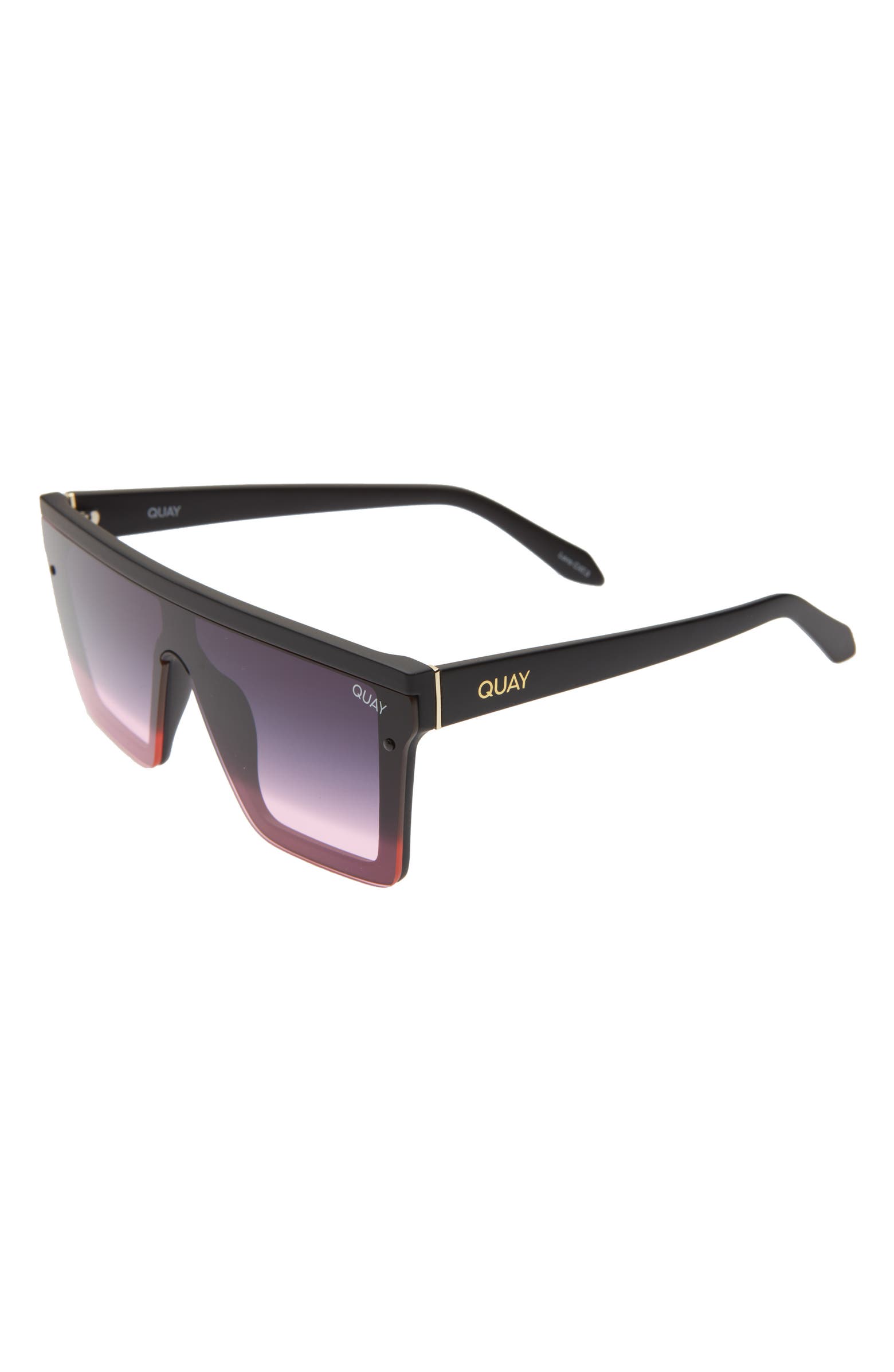 Quay Australia Hindsight 67mm Shield Sunglasses