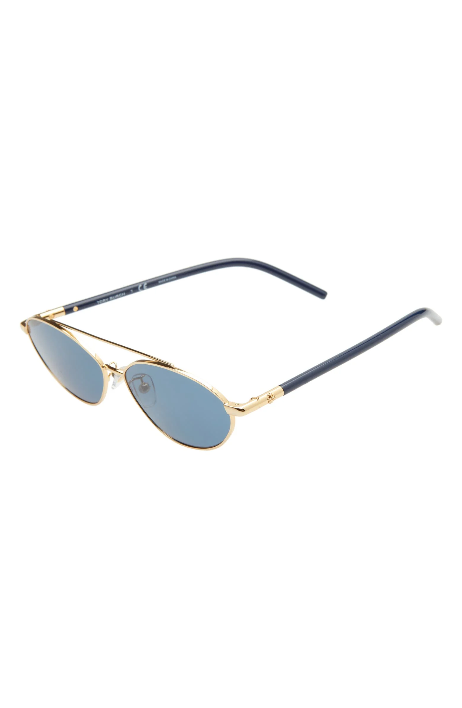 Tory Burch + 56mm Pilot Oval Sunglasses Tory Burch + 56mm Pilot Oval Sunglasses