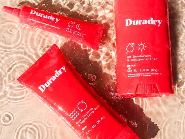 Duradry deodorant products