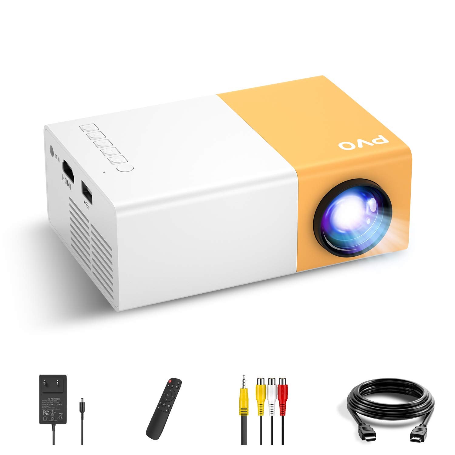 PVO + Portable Mini Projector