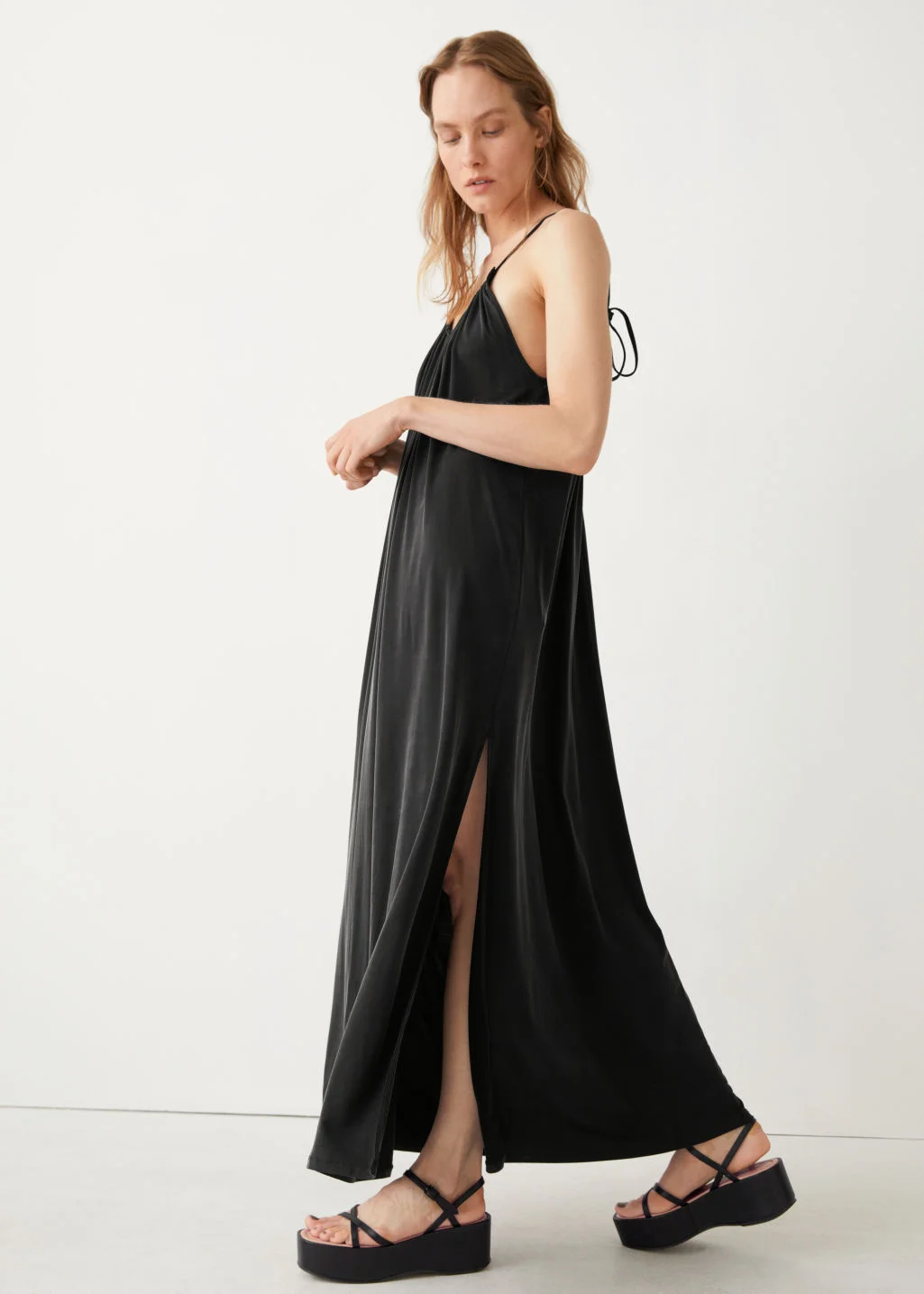 Strappy top maxi dress