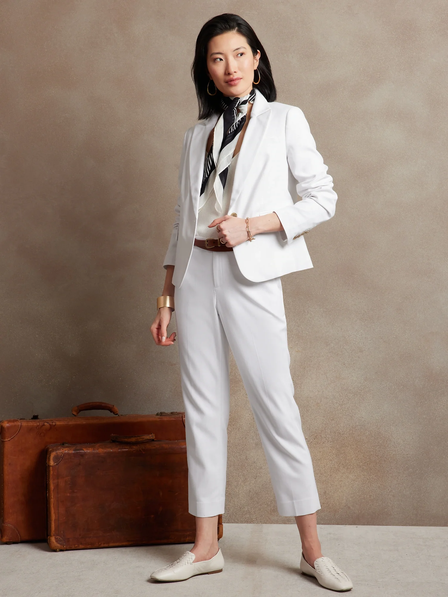 New 2024 Fashion White Blazer Women Business Suits Pant and Jacket Sets  Office Ladies Work Uniform Style Pantsuits - AliExpress