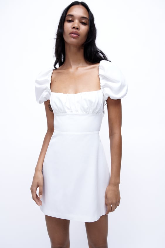 Zara Linen Blend Dress
